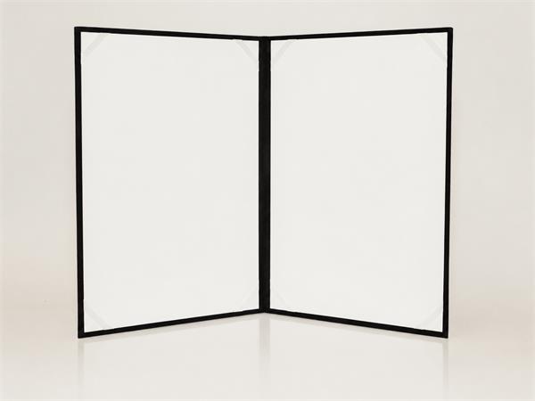 Oklevéltartó, A4, exkluzív, plüss, 2 db A4 oklevélhez, fekete - Image 2