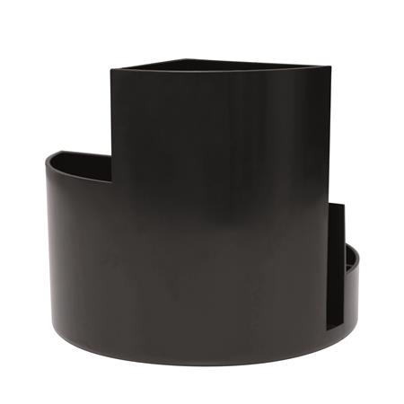 Írószertartó, újrahasznosított, MAUL "Roundbox", fekete - Image 3