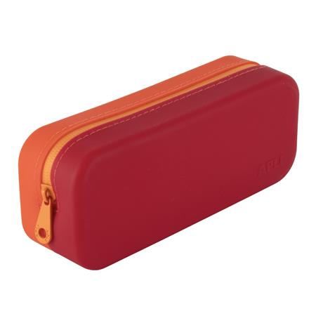 Tolltartó, display, cipzáras, szilikon, kétszínű, APLI "Vibrant", vegyes színek - Image 5