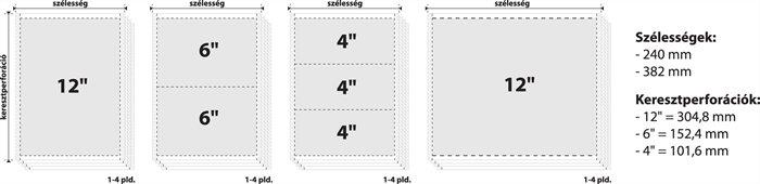 Leporelló, 382 mm, 12", 1 példány, VICTORIA PAPER - Image 2