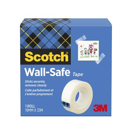 Ragasztószalag, 19 mm x 33 m, eltávolítható, 3M SCOTCH "Wall-Safe" - Image 2