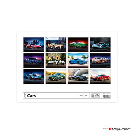 Naptár, fali, DAYLINER, "Cars" - Image 2