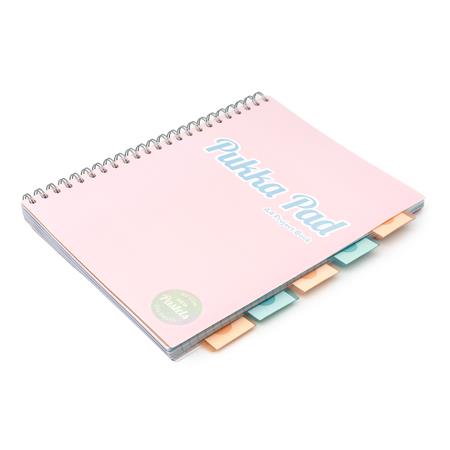 Spirálfüzet, A4, vonalas, 100 lap, PUKKA PAD "Pastel project book", vegyes szín - Image 6