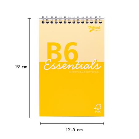Jegyzettömb, B6, vonalas, 80 lap, PUKKA PAD "Unipad Essentials Shorthand", vegyes - Image 3