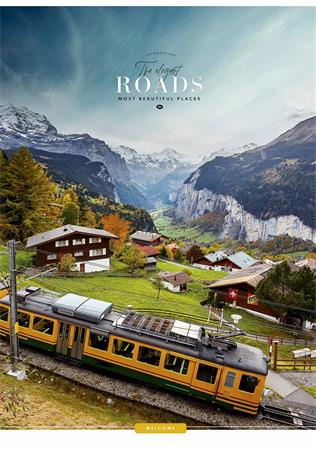 Füzet, tűzött, A4, kockás, 40 lap, SHKOLYARYK "The Elegant Roads", vegyes