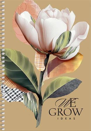 Spirálfüzet, A5, sima, 96 lap, SHKOLYARYK "We Grow", vegyes - Image 2