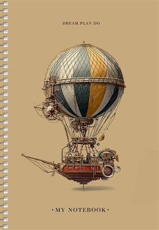 Spirálfüzet, A5, sima, 96 lap, SHKOLYARYK "Sailor", vegyes - Image 7