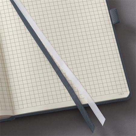 Jegyzetfüzet, exkluzív, A5, kockás, 97 lap, keményfedeles, SIGEL "Conceptum", sötétszürke - Image 3