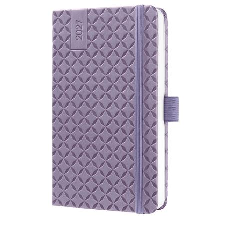 Naptár, A6, heti, 2027, kemény borító, SIGEL "Jolie", Lavender Purple - Image 2