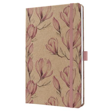 Naptár, A5, heti, 2027, kemény borító, SIGEL "Jolie", Magnolia Dreams - Image 2