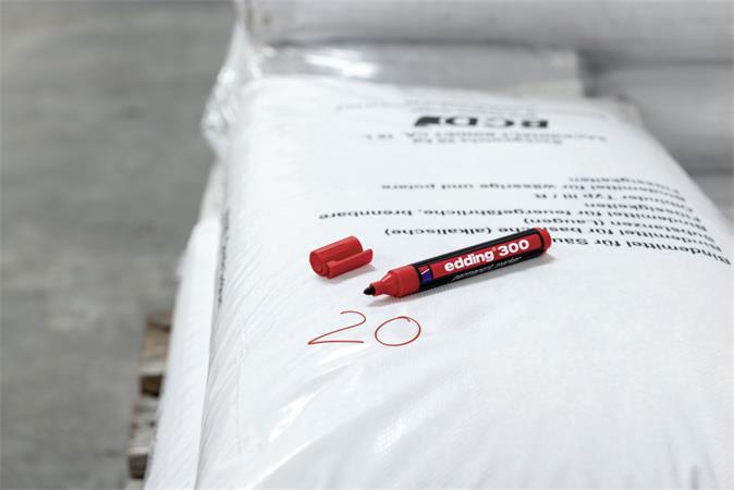Alkoholos marker, 1,5-3 mm, kúpos, EDDING "300", kék - Image 4