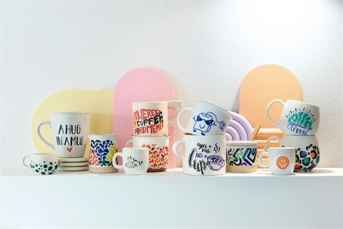 Ecsetirón készlet, porcelánra, EDDING "4200 Family color", 6 különböző szín - Image 2