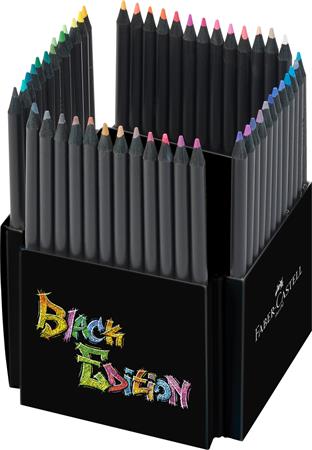 Színes ceruza készlet, háromszögletű, FABER-CASTELL "Black Edition", 50 különböző szín - Image 2
