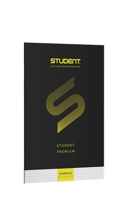 Füzet, tűzött, A4, kockás, 32 lap, ICO "Student Premium", "87-32", fekete - Image 3