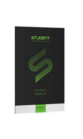 Füzet, tűzött, A4, kockás, 32 lap, ICO "Student Premium", "87-32", fekete - Image 6