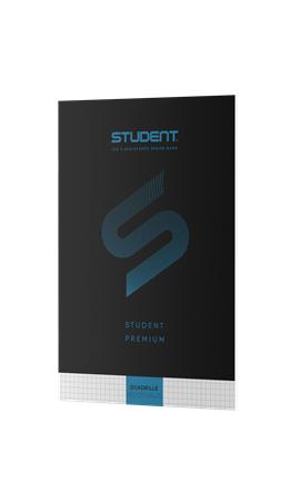Füzet, tűzött, A4, kockás, 32 lap, ICO "Student Premium", "87-32", fekete - Image 7