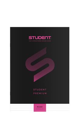 Füzet, tűzött, A4, vonalas, 32 lap, ICO "Student Premium", "81-32", fekete - Image 5