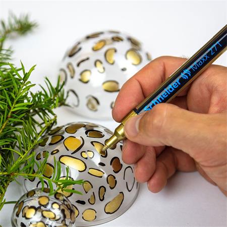 Lakkmarker, 1-2 mm, SCHNEIDER "Maxx 271", arany - Image 5