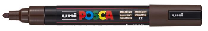 Dekormarker, 1,8-2,5 mm, UNI "Posca PC-5M", sötétbarna - Image 2