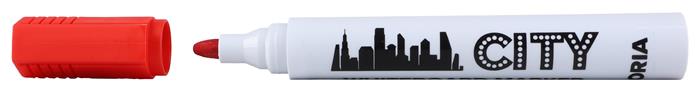 Táblamarker készlet, 1-3 mm, kúpos, VICTORIA VISUAL "City", 4 különböző szín - Image 4