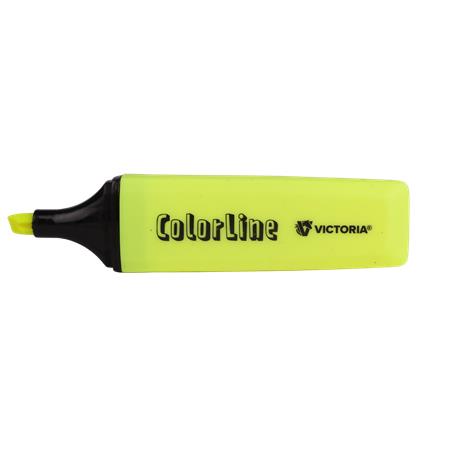 Szövegkiemelő, 1-5 mm, VICTORIA OFFICE, "ColorLine", sárga - Image 2
