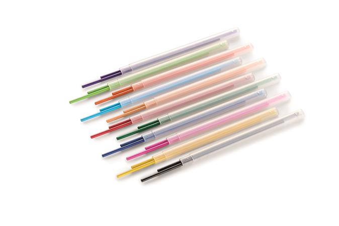 Utántöltő színes töltőceruza készlethez, APLI "Color Click", 24 db, 12 szín - Image 2