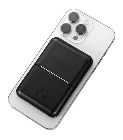 Multifunkcionális kártyatartó, 4 db-os, telefontartó, TROIKA "MagSafe", fekete - Image 4