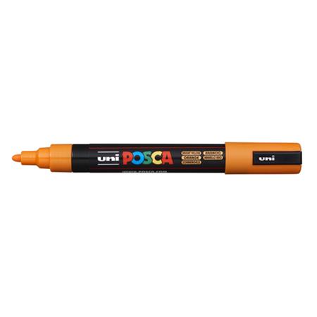 Dekormarker, 1,8-2,5 mm, UNI "Posca PC-5M", ragyogó sárga - Image 2